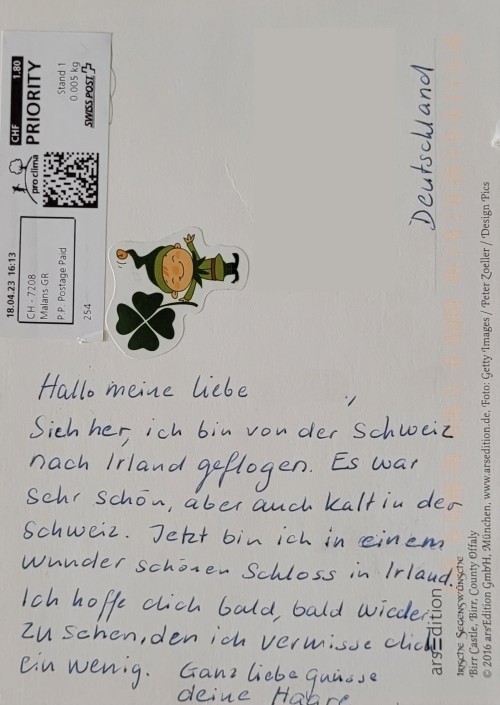 Postkarte mit einem Motiv aus Irland